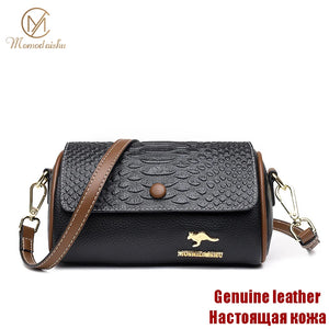 100% Leather High Women Handbags Shoulder Bags Female Messenger Bag Women's