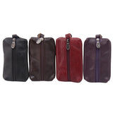 Leather Key Holder Car Key Wallets Men Women Zipper Key Case Bag Pouch
