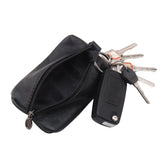 Leather Key Holder Car Key Wallets Men Women Zipper Key Case Bag Pouch