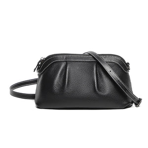 Leather Lady Shoulder Bags Small Handbag Crossbody Bag Gray