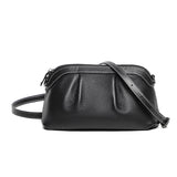 Leather Lady Shoulder Bags Small Handbag Crossbody Bag Gray