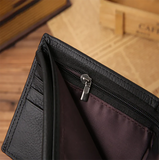 Premium Leather Men Wallets Real Cowhide Short Wallet