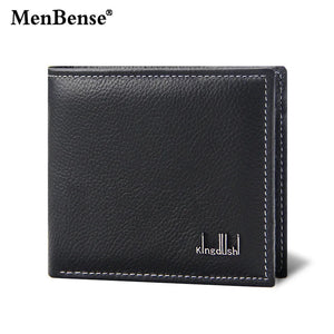 Real Cowhide Men Wallets Short Portefeuille Homme Gift