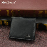 Real Cowhide Men Wallets Short Portefeuille Homme Gift
