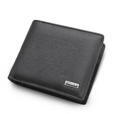 Premium Leather Men Wallets Real Cowhide Short Wallet
