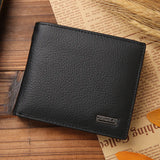 Real Cowhide Men's Wallet Premium Short Purses