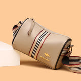 100% Leather Shoulder Crossbody Bag For Women