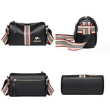 100% Leather Shoulder Crossbody Bag For Women