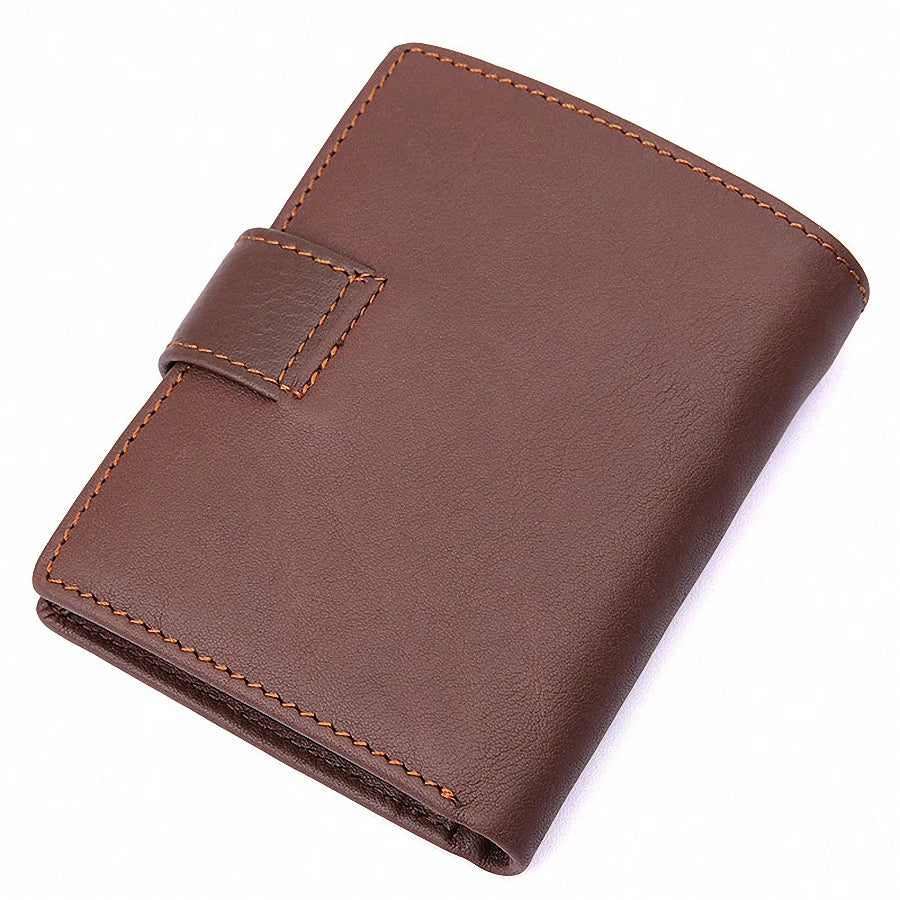 Vintage Cow Leather Men Wallet Casual Purse LI-1902