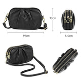 100% Leather Women Bags Famous Designer Cloud Bags Girls Mini Bag