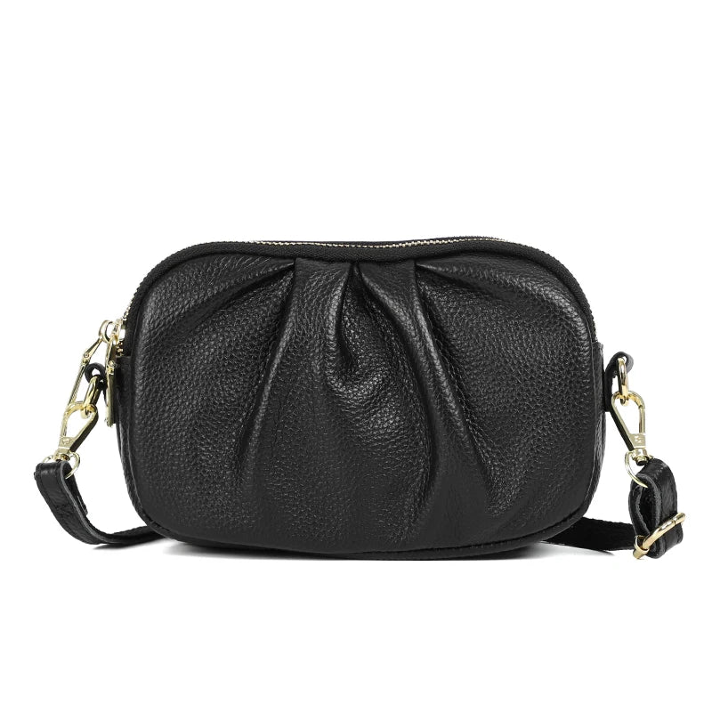 100% Leather Women Bags Famous Designer Cloud Bags Girls Mini Bag
