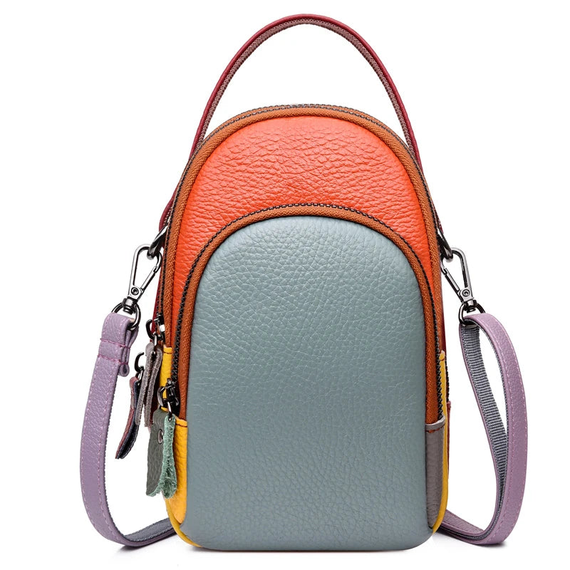 Leather Women Handbag Mini Mobile Phone Bags Shoulder Bag Female Messenger