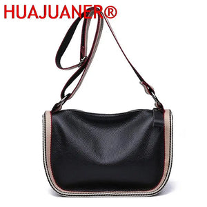 Leather Women Handbags Letters Shoulder Bags Cowhide Crossbody Tote