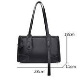 100% Leather Women Handbags Large Shoulder Bags Soft Cowhide Female Messenger