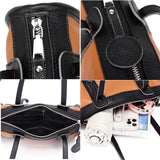 100% Leather Women Handbags Large Shoulder Bags Soft Cowhide Female Messenger
