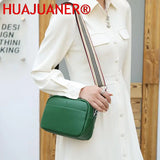 Small Leather Women Shoulder Bag Soft Cowhide Messenger Bag