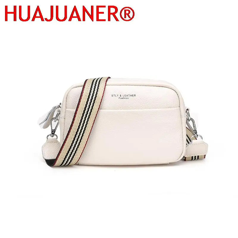 Small Leather Women Shoulder Bag Soft Cowhide Messenger Bag