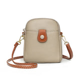 Soft Cowhide Women Shoulder Bag Small Female Messenger Mobile Phone Bag