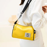 High Soft Leather Women Handbags Cowhide Female Shoulder Bag
