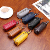 Leather Key Wallet Car Key Holders Organizer Chain Bag