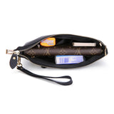 Leather Women Messenger Bag Envelope Clutch Crossbody Purse