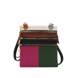 Soft Leather Women Shoulder Bag Zipper Phone Wallet