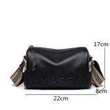 High Cowhide Leather Shoulder Bag for Women