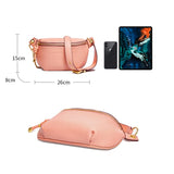 Leather Women Waist Bags Chain Belt Crossbody Bag Bolsa Feminina