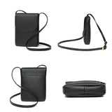 Leather Women's Casual Phone Bag Messenger Crossbody Small Shoulder Bag