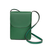 100% Leather Women's Casual Phone Crossbody Messenger Bag