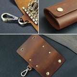 High-Quality Leather Multi-function Key Bag