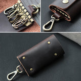 High-Quality Leather Multi-function Key Bag