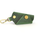 100% Leather Mini Housekeeper Key Holder Retro Car Leather Keychain