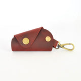 100% Leather Mini Housekeeper Key Holder Retro Car Leather Keychain