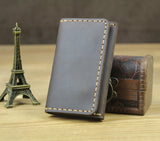 Vintage Leather Key Holder Key Wallet Men Women Key Organizer Pouch