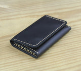 Vintage Leather Key Holder Key Wallet Men Women Key Organizer Pouch