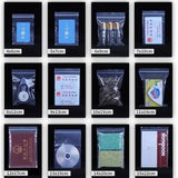 100 Pcs Mini Zip Lock Bags PE Plastic Packaging Bags