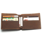 Crocodile Embossed Leather Men Wallet Vintage Male Purse