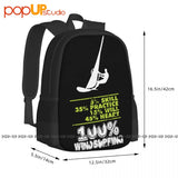 Large Capacity Windsurfing Backpack Vintage Beach Bag