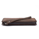 Vintage Leather Clutch Bag Business Wallet Handbag