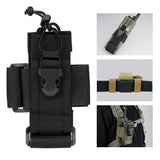 1000D Nylon Tactical Molle Pouch Walkie Talkie Holder Bag Belt Pack