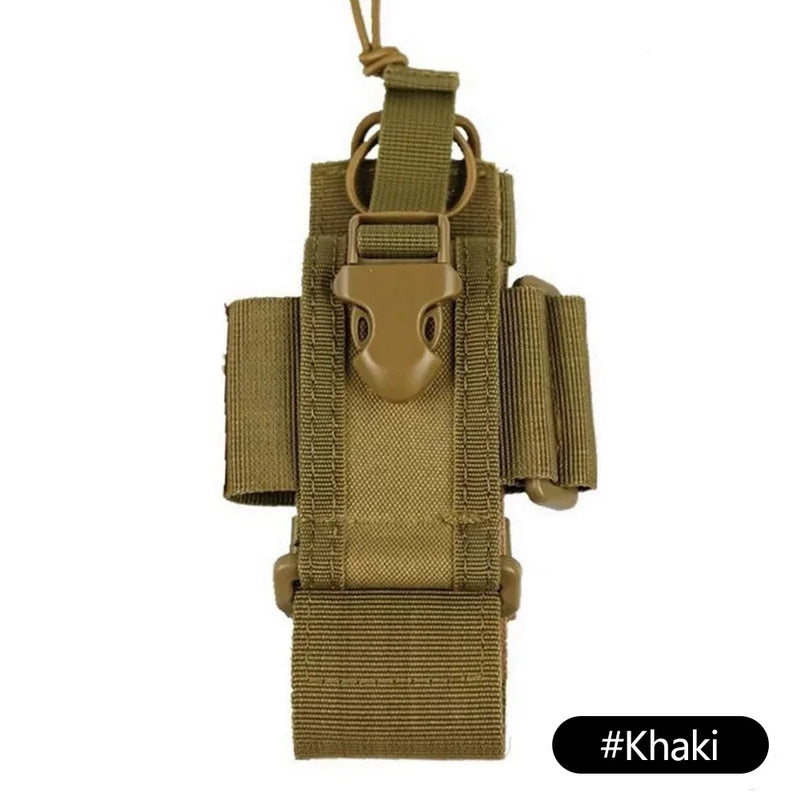 1000D Nylon Tactical Molle Pouch Walkie Talkie Holder Bag Belt Pack