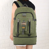 100L High Shoulder Bag Outdoor Sports Canvas Bag Mountaineering Work Bag