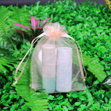 100 Sheer Organza Bags Drawstring Pouch for Jewelry Wedding Favor Party Candy