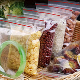 100PCS Transparent Ziplock Bags for Jewelry Food Packaging Pouch
