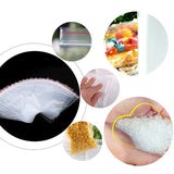 100PCS Transparent Ziplock Bags for Jewelry Food Packaging Pouch