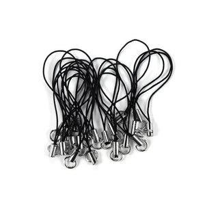 100Pcs Lanyard Cord Lobster Clasp Christmas Bell Keychain Hooks