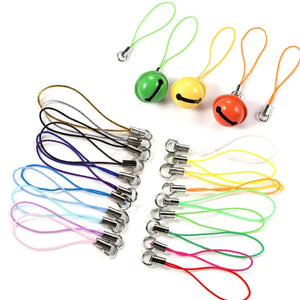 100Pcs Lanyard Cord Lobster Clasp Christmas Bell Keychain Hooks