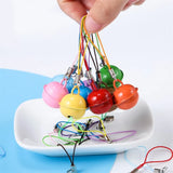 100Pcs Lanyard Cord Lobster Clasp Christmas Bell Keychain Hooks