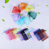 100Pcs Jewelry Tulle Drawstring Bag Wedding Gift Organza Bag